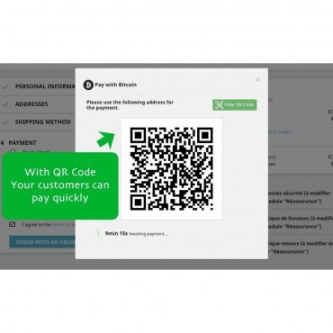 ماژول درگاه پرداخت بیت کوین و تمام ارزهای دیجیتال معتبر پرستاشاپ