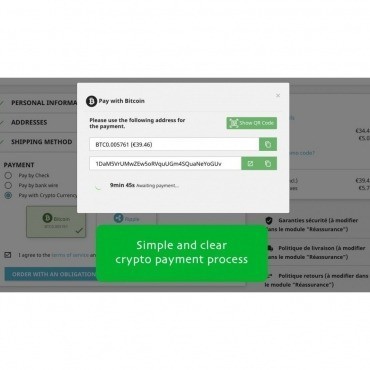 ماژول درگاه پرداخت بیت کوین و تمام ارزهای دیجیتال معتبر پرستاشاپ