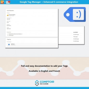 ماژول ترکیب پرستاشاپ با گوگل تگ منیجر