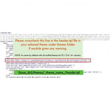 ماژول سئو پرستاشاپ - نوایندکس و فالو