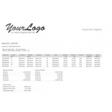 ماژول پیشرفته جستجو، گزارش و خروجی گیری فاکتورهای پرستاشاپ