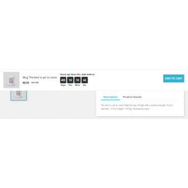 ماژول سبد خرید چسبنده پرستاشاپ