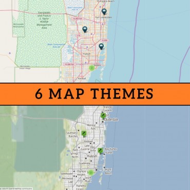 ماژول نمایش مکان فروشگاه روی نقشه بدون گوگل مپس