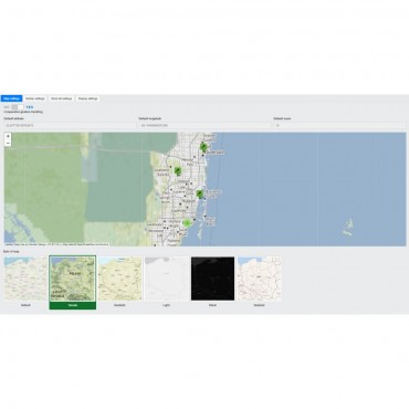 ماژول نمایش مکان فروشگاه روی نقشه بدون گوگل مپس