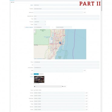 ماژول نمایش مکان فروشگاه روی نقشه بدون گوگل مپس