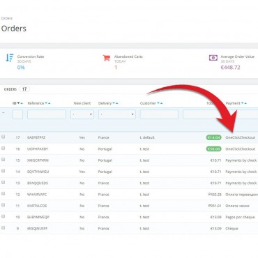 ماژول پرداخت محصول با یک کلیک پرستاشاپ