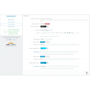 ماژول رایگان پرستاشاپ - افزونه پاپ آپ پرستاشاپ