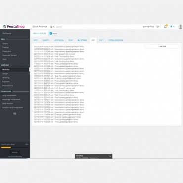 ماژول فیلتر محصول پرستاشاپ پیشرفته + ویرایش انبوه