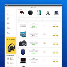 قالب الکترون پرستاشاپ شرکت ThemeVolty