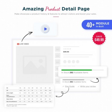قالب الکترون پرستاشاپ شرکت ThemeVolty
