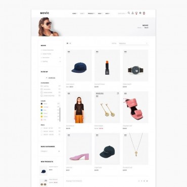 قالب Movic Fashion Store پرستاشاپ