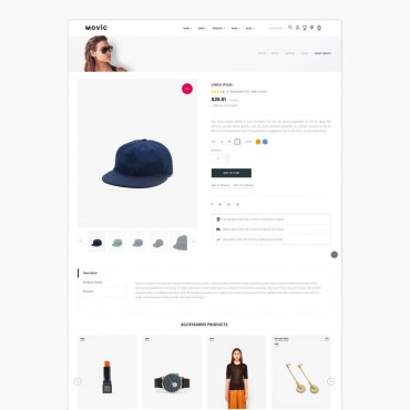 قالب Movic Fashion Store پرستاشاپ