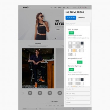 قالب Movic Fashion Store پرستاشاپ