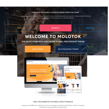 قالب مولوتوک پرستاشاپ - Molotok