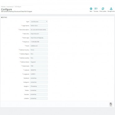 ماژول اسکیما مارک آپ پرستاشاپ