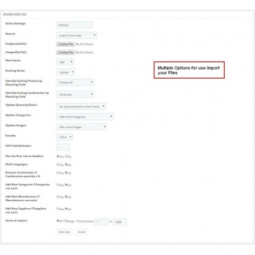 ماژول بروزرسانی و واردسازی محصولات پرستاشاپ