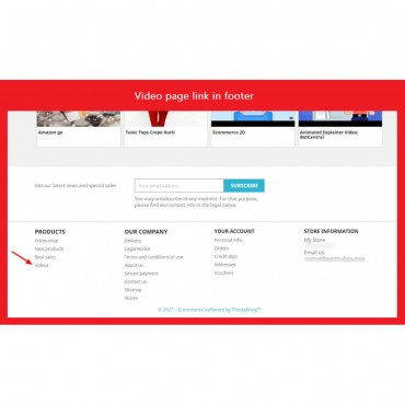 ماژول ویدئوی محصول پرستاشاپ + SEO