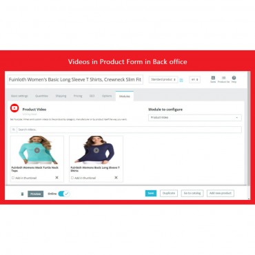 ماژول ویدئوی محصول پرستاشاپ + SEO