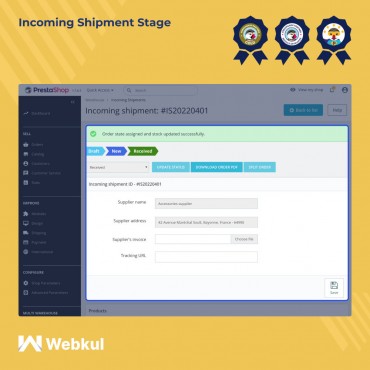 ماژول مدیریت انبار پرستاشاپ - پیشرفته