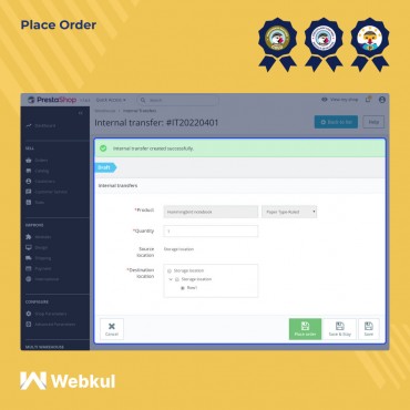 ماژول مدیریت انبار پرستاشاپ - پیشرفته