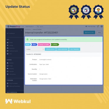 ماژول مدیریت انبار پرستاشاپ - پیشرفته
