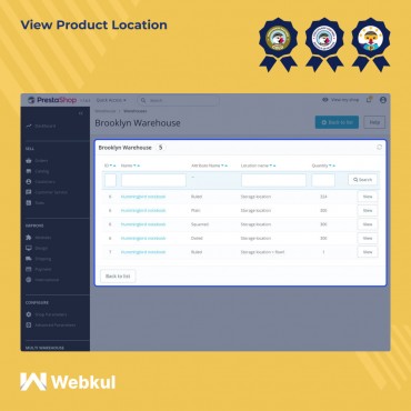 ماژول مدیریت انبار پرستاشاپ - پیشرفته
