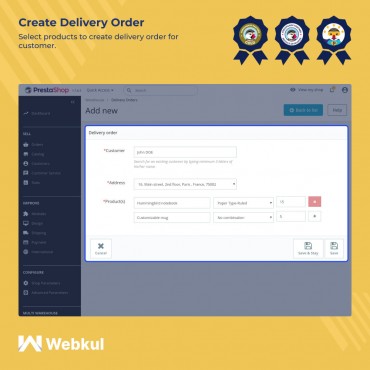 ماژول مدیریت انبار پرستاشاپ - پیشرفته