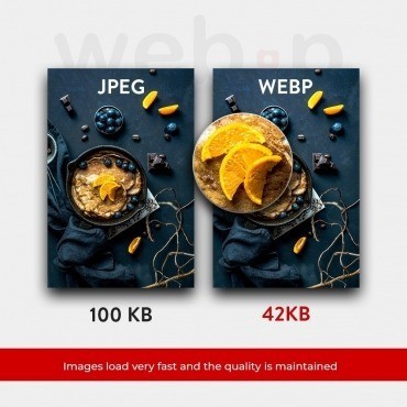 ماژول بهینه سازی تصاویر Google webp image genrate