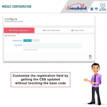 ماژول فیلد اضافی صفحه ثبت نام پرستاشاپ