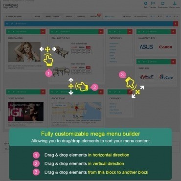 افزونه Mega Menu PRO - ماژول مگا منو پرستاشاپ