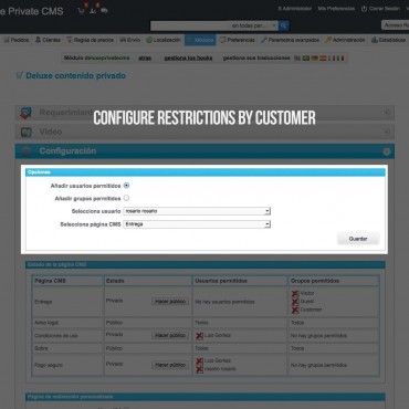 صفحه CMS خصوصی در پرستاشاپ