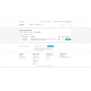 ماژول کارتابل پرستاشاپ - مدیریت فایل – درج فاکتور پرستاشاپ