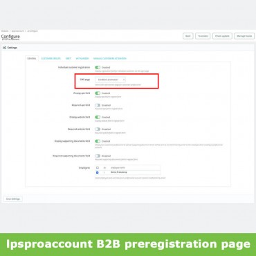 ماژول ثبت نام مشتریان حقوقی پرستاشاپ - B2B