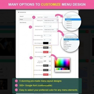 افزونه Mega Menu PRO - ماژول مگا منو پرستاشاپ