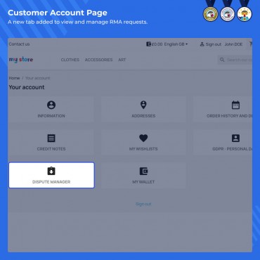 ماژول مدیریت کالای مرجوعی در پرستاشاپ