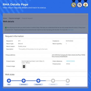 ماژول مدیریت کالای مرجوعی در پرستاشاپ
