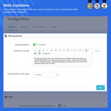 ماژول مدیریت کالای مرجوعی در پرستاشاپ