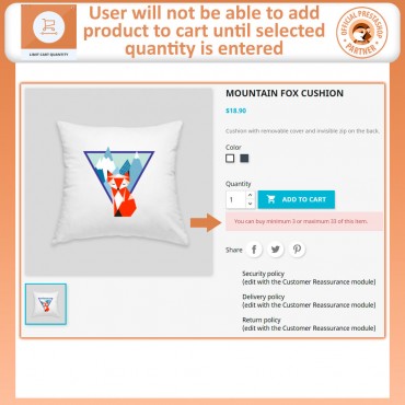 ماژول قوانین حداکثر و حداقل تعداد خرید در پرستاشاپ