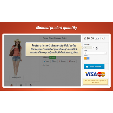 ماژول حداقل تعداد خرید از یک محصول در پرستاشاپ