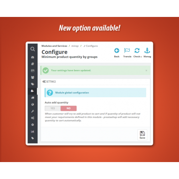 ماژول حداقل تعداد خرید از یک محصول در پرستاشاپ