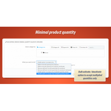 ماژول حداقل تعداد خرید از یک محصول در پرستاشاپ