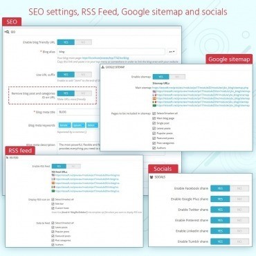 ماژول BLOG - افزونه وبلاگ قدرتمند برای پرستاشاپ