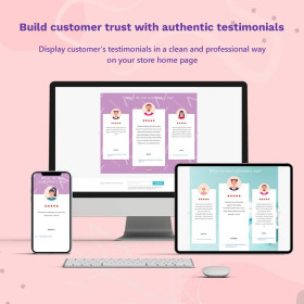 ماژول رایگان پرستاشاپ - اسلایدر نظرات در صفحه اصلی