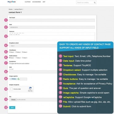 Contact Form 7 - ماژول فرم ساز حرفه ای پرستاشاپ