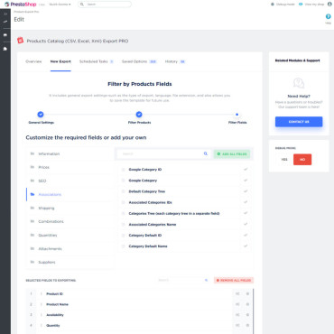 ماژول خروجی گیری کاتالوگ پرستاشاپ نسخه Pro