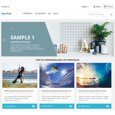 ماژول وبلاگ پرستاشاپ Prestablog