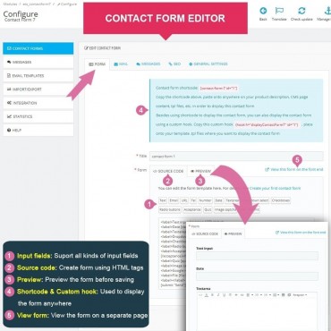 Contact Form 7 - ماژول فرم ساز حرفه ای پرستاشاپ