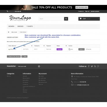 ماژول ترکیبات برای محصولات مجازی در پرستاشاپ