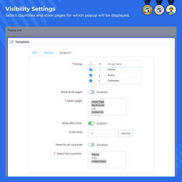 پاپ آپ ورود/خروج با نمایش کد تخفیف در پرستاشاپ