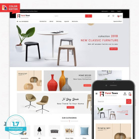 قالب فرنی‌تاون پرستاشاپ - FurniTown